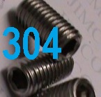 Metric Grub Screws Stainless Steel Grade 304